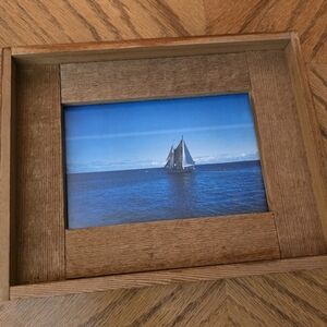 NFLD Sailing Vintage Raw Natural Barn Wood Frame